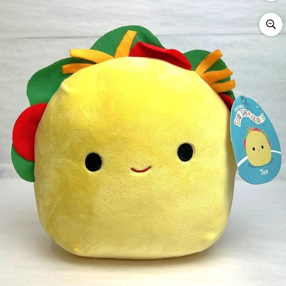 NWOT Squishmallows Original Kellytoy Plush Food Tex the Taco 8" - Picture 1 of 4